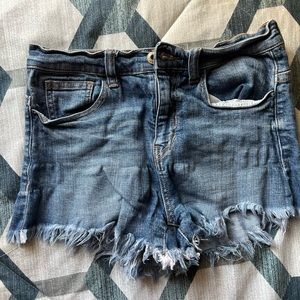 Blue shorts, size small